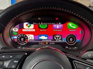 CarPlay on VirtualCockpit in Audi A3 8V
